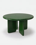 Chunky Round Table Dark Green