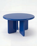 Chunky Round Table Cobalt Blue