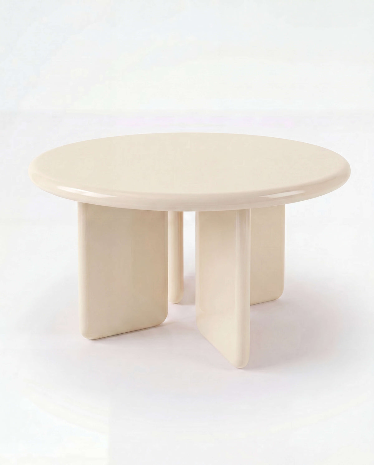 Chunky Round Table Cream